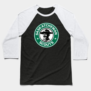 Saskatchewan Scouts Coffee Baseball T-Shirt